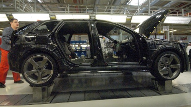 A napi RS3 Sportback termelés ötven százaléka - félkészen