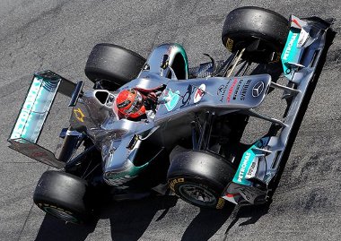 Schumacher a W02-essel kapcsolatban érmes reményeket táplál