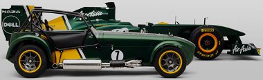 Eredetileg a Lotus márkát akarta megszerezni Tony Fernandes, helyette be kell érnie a Super 7 gyártási jogokat birtokló Caterham-mel