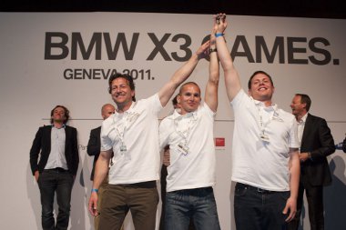 Majthényi Szabolcs, Vatai Miklós és Baksay-Szabó Ádám, a BMW X3 Games győztes csapata