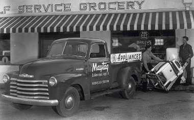 Kisteherautóban mindig is nagy volt a Chevrolet, ez itt egy 1948-as példány