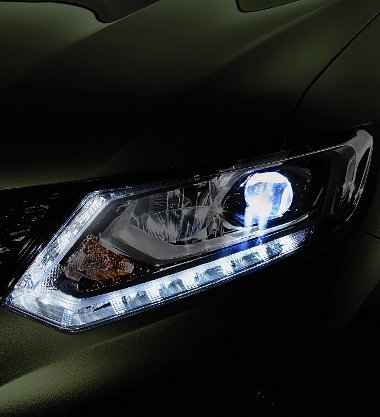 Az opciós full-LED-es fényszóró 50%-kal kevesebb energiát fogyaszt, mint a xenon