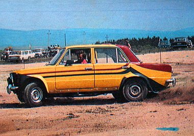 Egyénien színezett autójával Kajári József az összevont 1200/1300-as kategória győztese lett