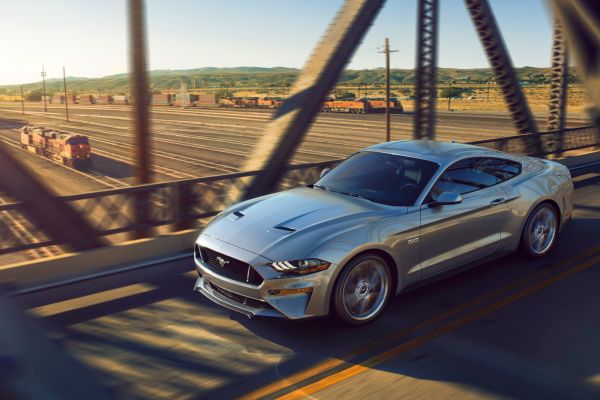 New Ford Mustang V8 GT with Performance Package in Ingot Silver