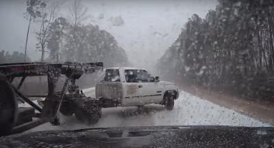 baleset hóvihar pickup